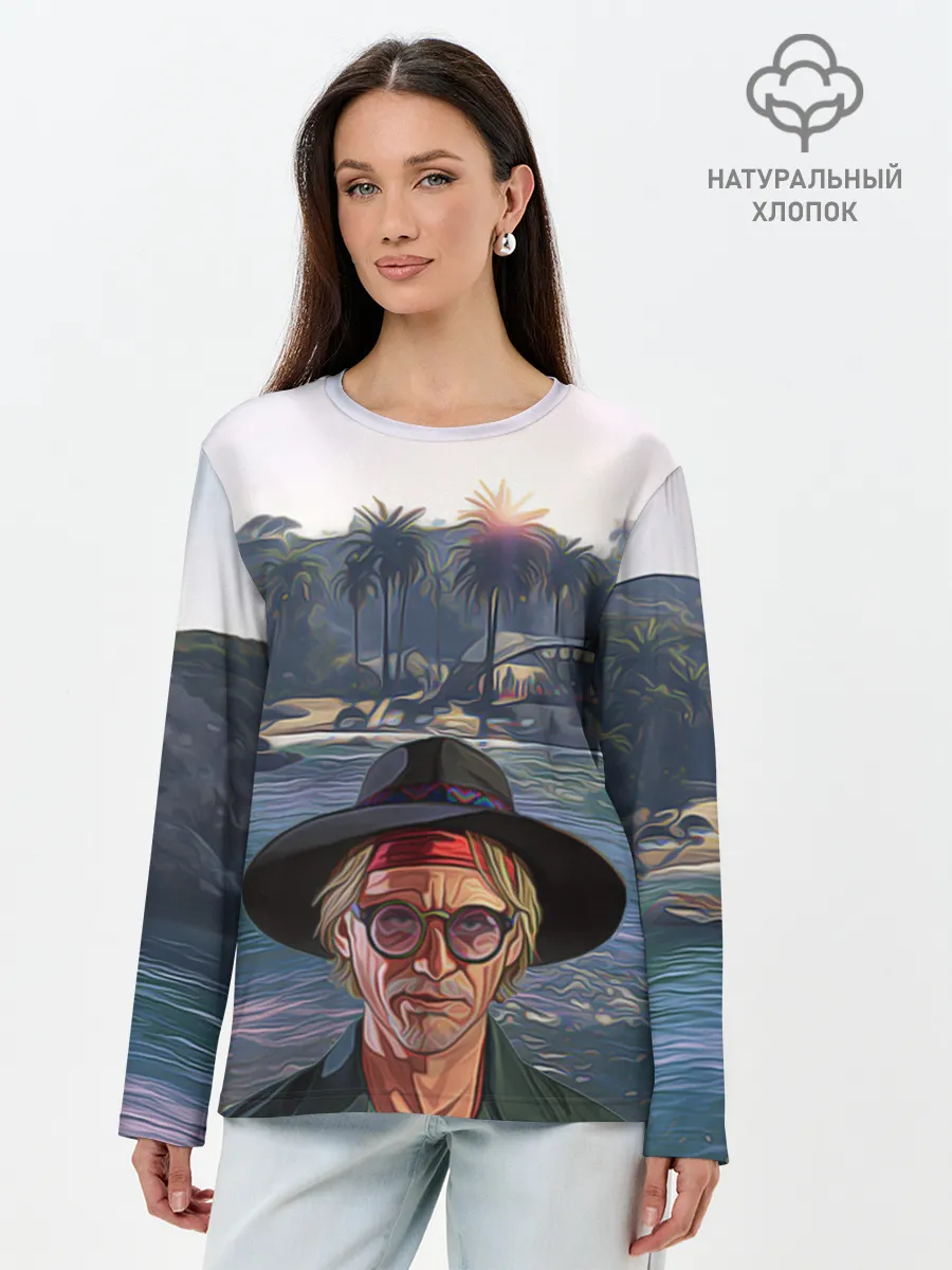 Лонгслив женский. Хлопок / El Rubio Cayo Perico GTA 5 ONLINE