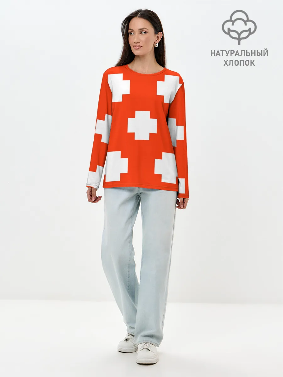 Лонгслив женский. Хлопок / Тока Бока - Рита | Toca Boca