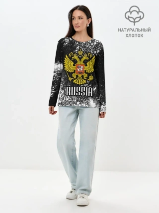 Лонгслив женский. Хлопок / Russia