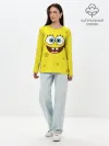 Лонгслив женский. Хлопок / Губка Боб / SpongeBob