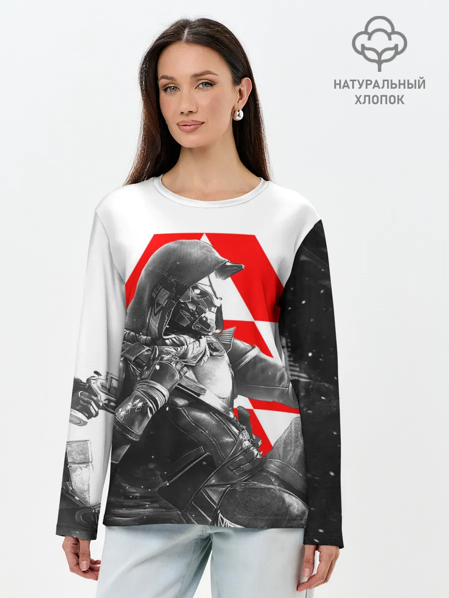 Лонгслив женский. Хлопок / DESTINY CAYDE 6 / КЕЙД 6 ОХОТНИК EXO