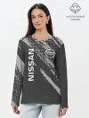 Лонгслив женский. Хлопок / Nissan Car / Ниссан