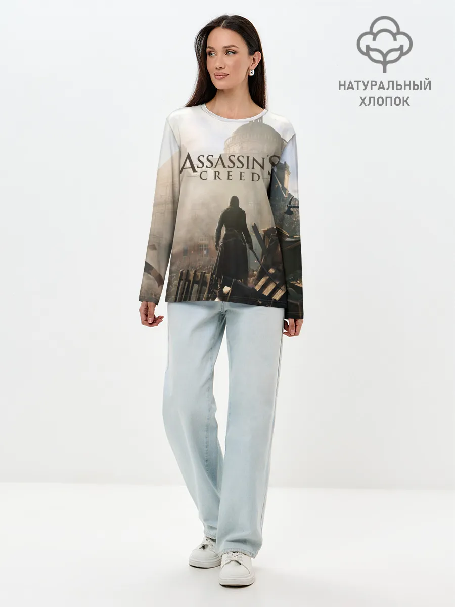 Лонгслив женский. Хлопок / ASSASSINS CREED, игра