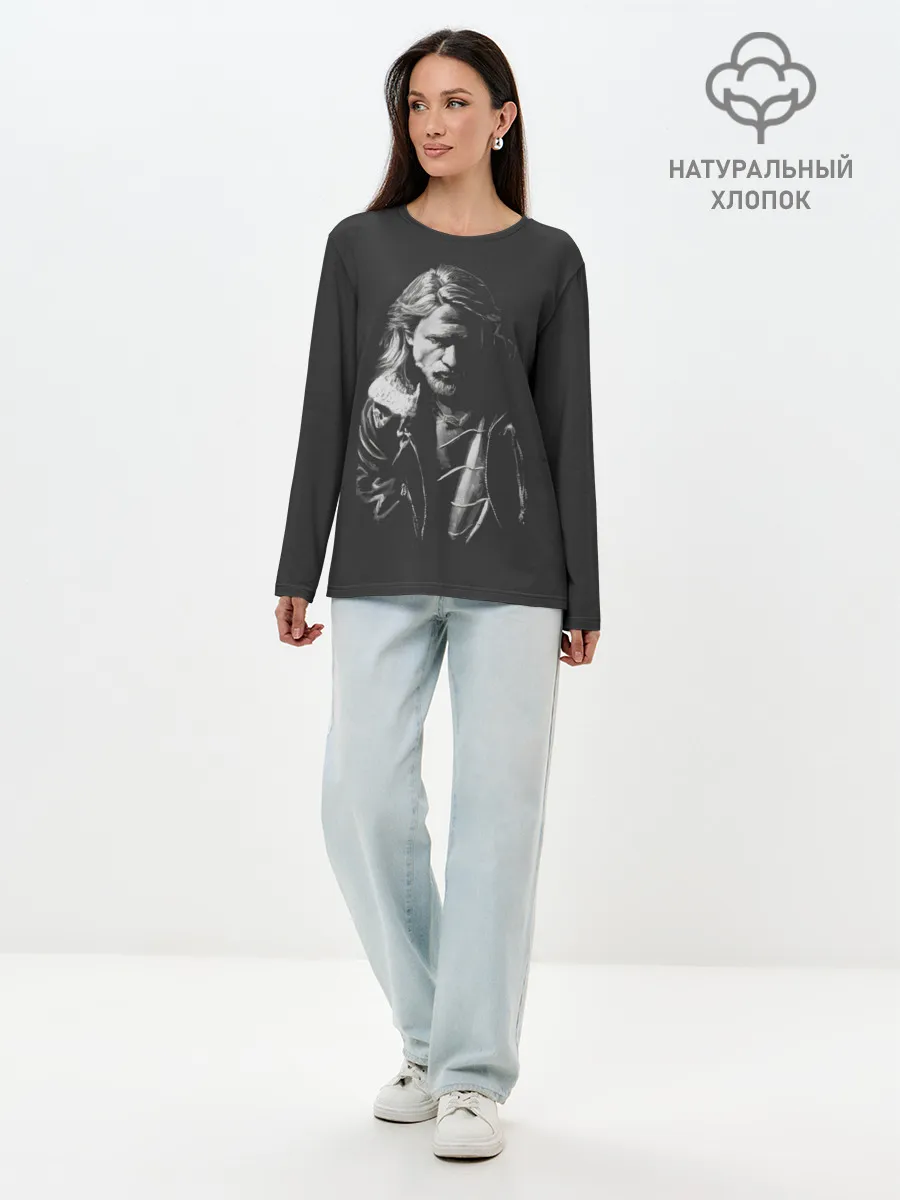 Лонгслив женский. Хлопок / Jackson Teller