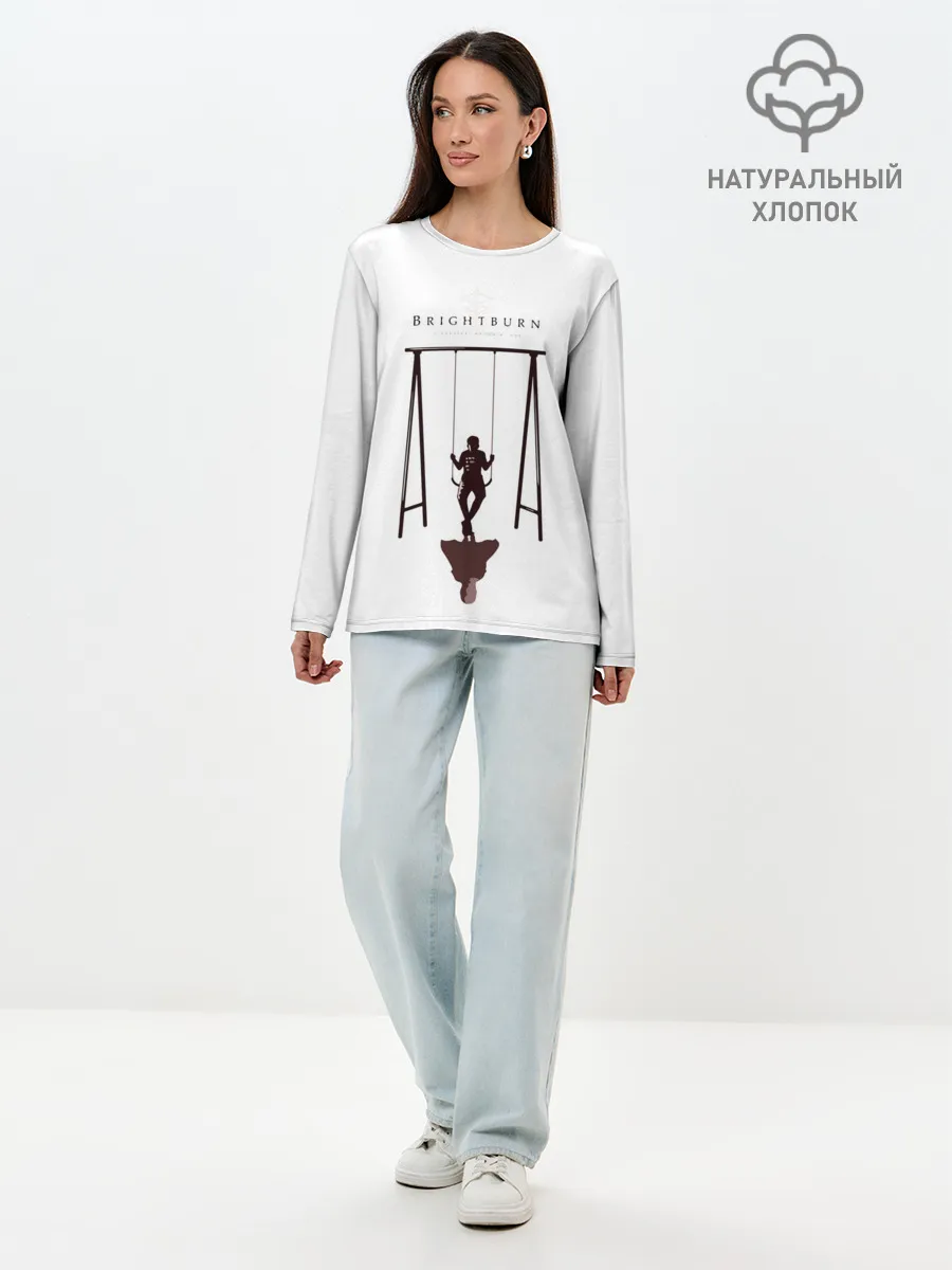 Лонгслив женский. Хлопок / берсерк berserk