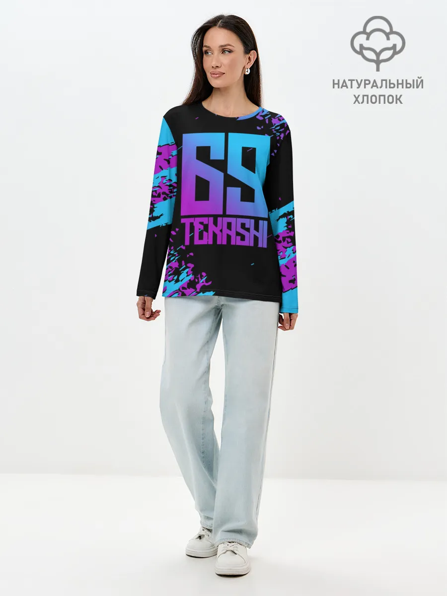Лонгслив женский. Хлопок / SIX NINE 69