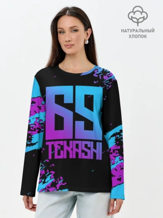 Лонгслив женский. Хлопок / SIX NINE 69