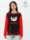 Лонгслив женский. Хлопок / Logo Berserk