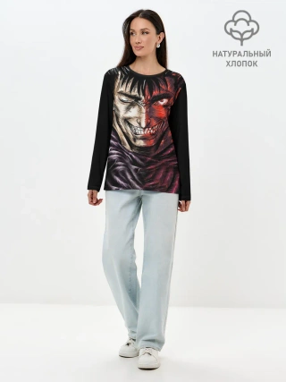 Лонгслив женский. Хлопок / BERSERK | БЕРСЕРК ЯРОСТЬ