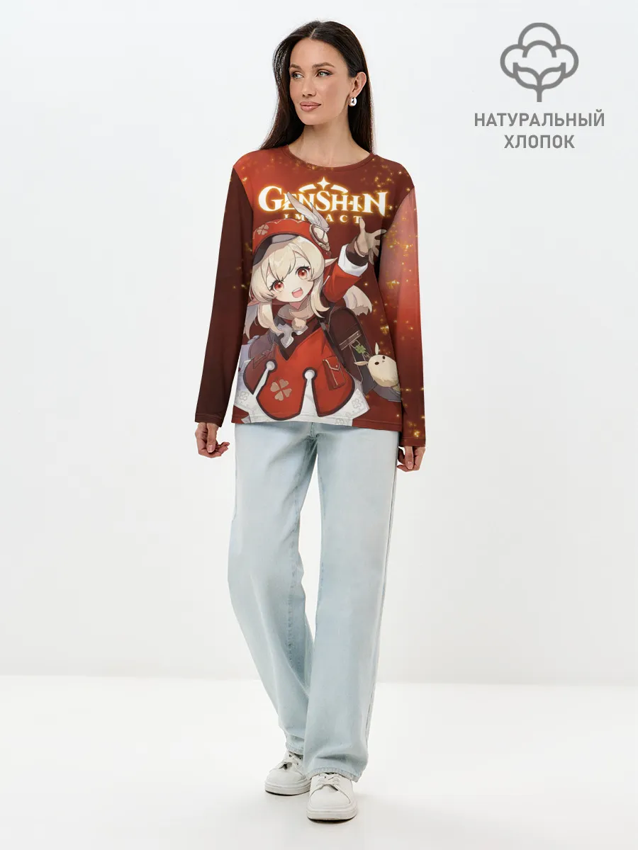 Лонгслив женский. Хлопок / КЛИ | KLEE | ГЕНШИН