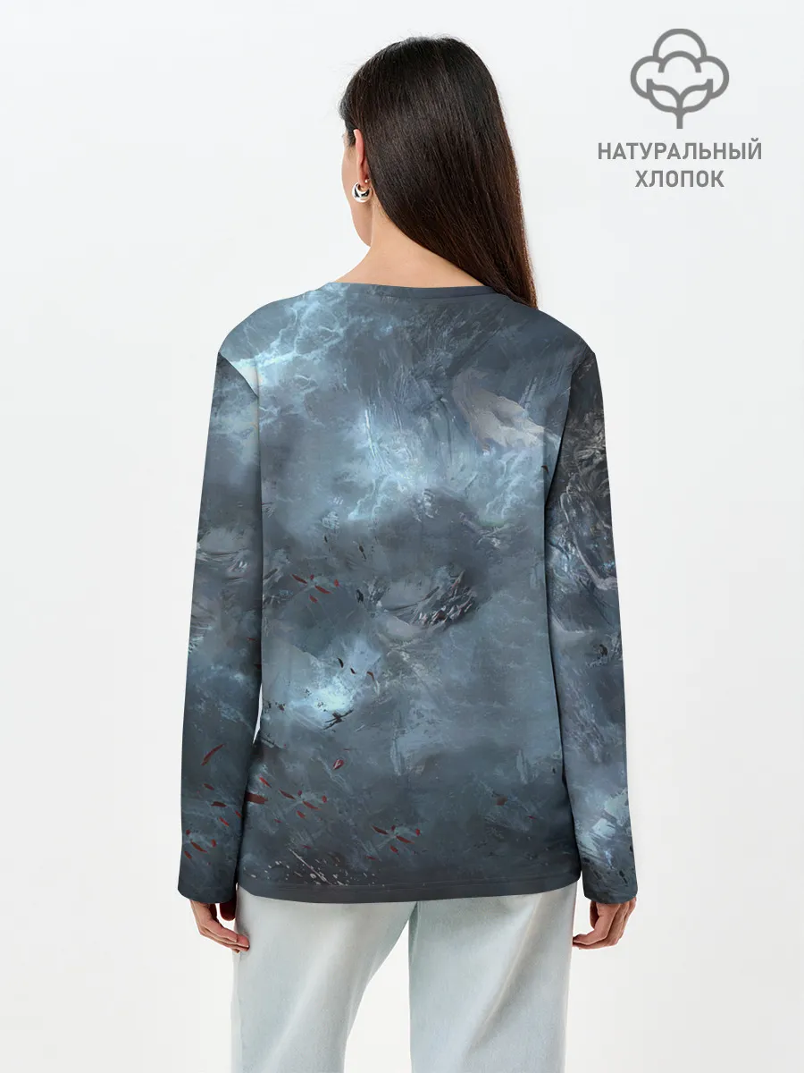 Лонгслив женский. Хлопок / Naraka team