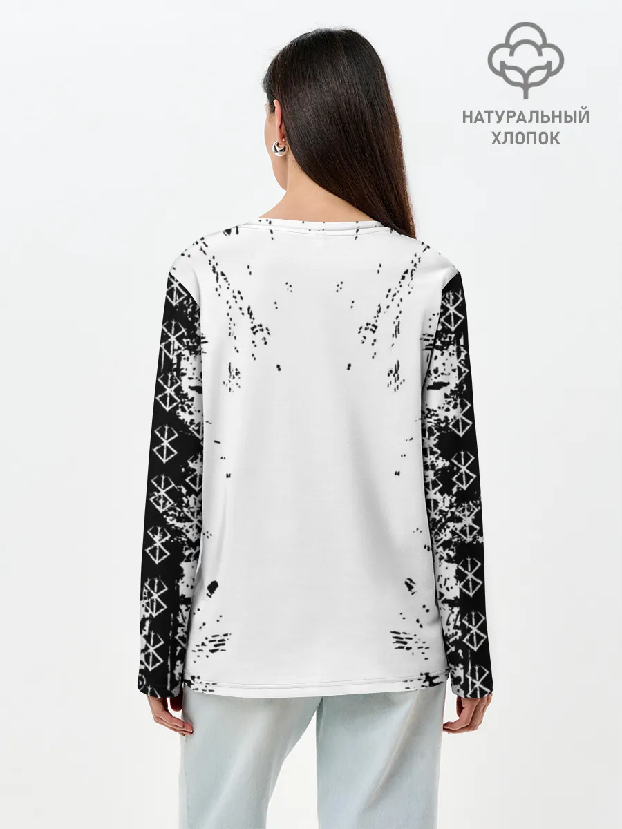 Лонгслив женский. Хлопок / Берсерк | Berserk.