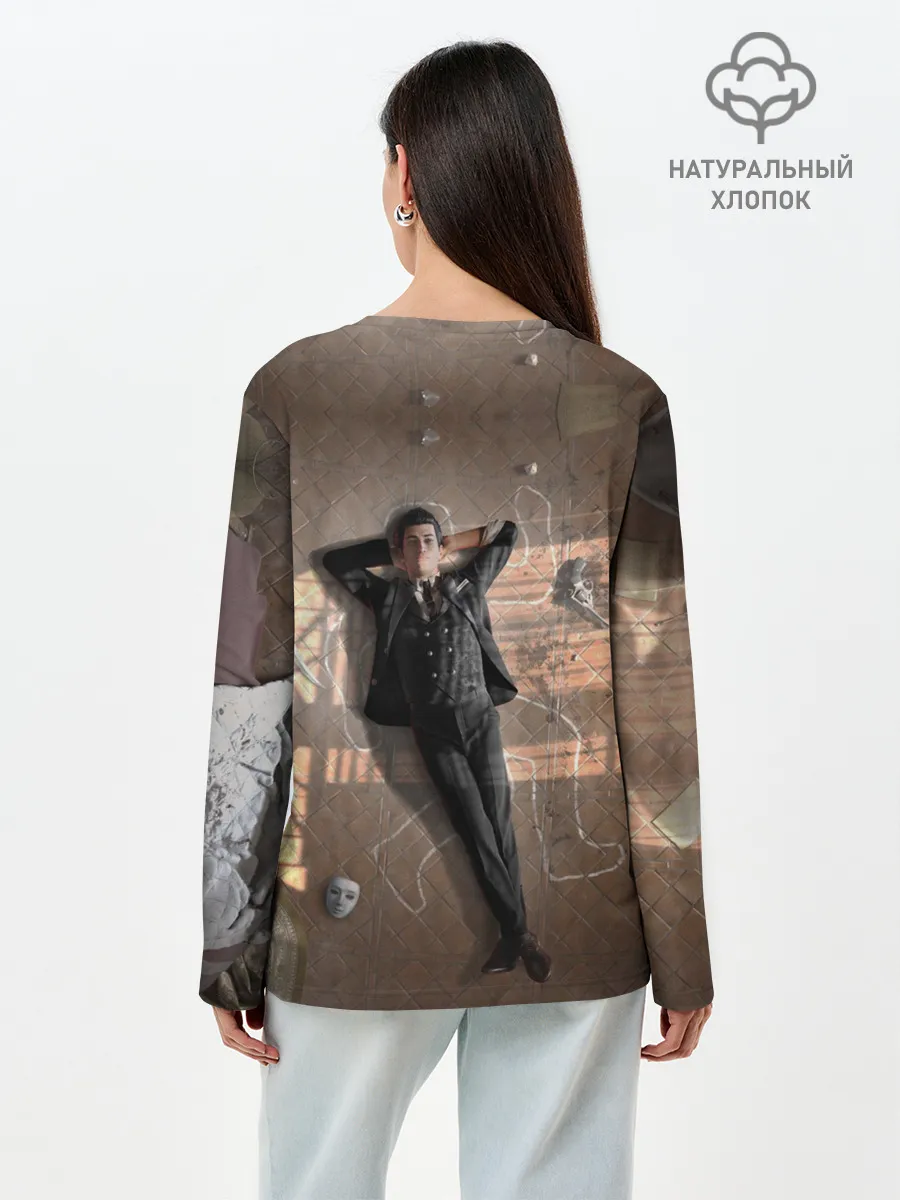 Лонгслив женский. Хлопок / Sherlock Holmes Part One