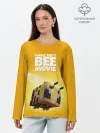 Лонгслив женский. Хлопок / BEE MOVIE Minecraft