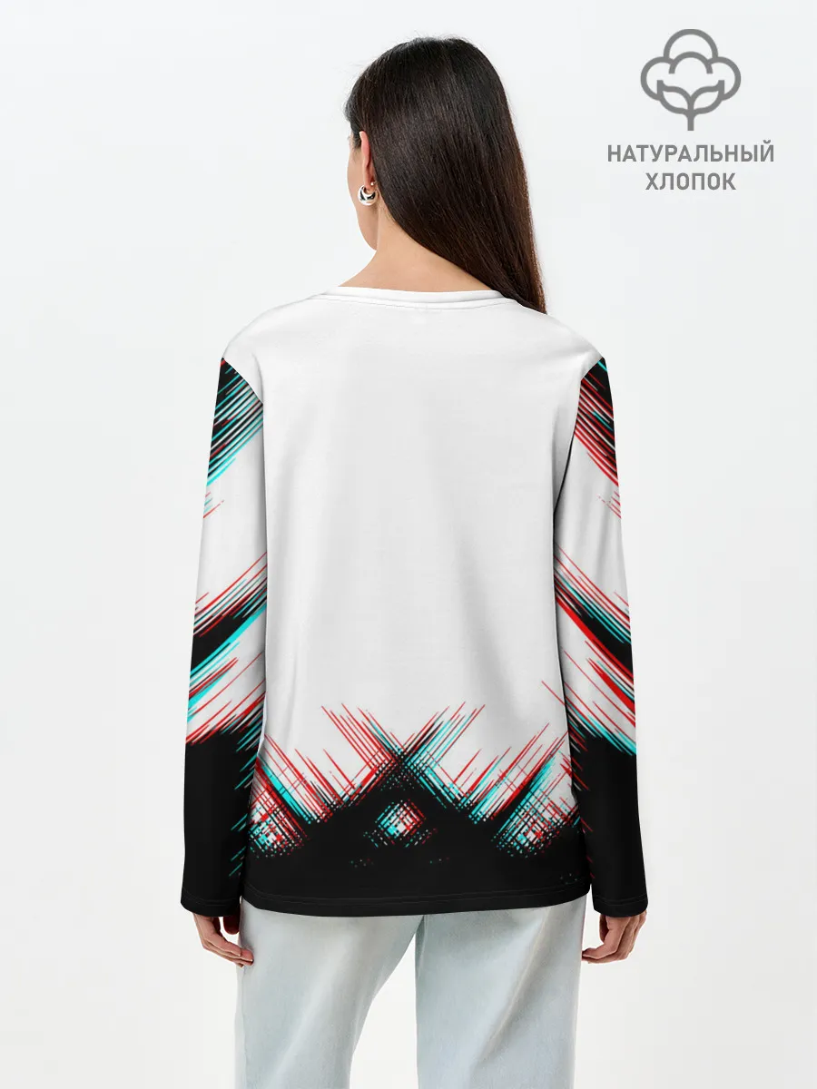 Лонгслив женский. Хлопок / MARSHMELLO HALLOWEEN.