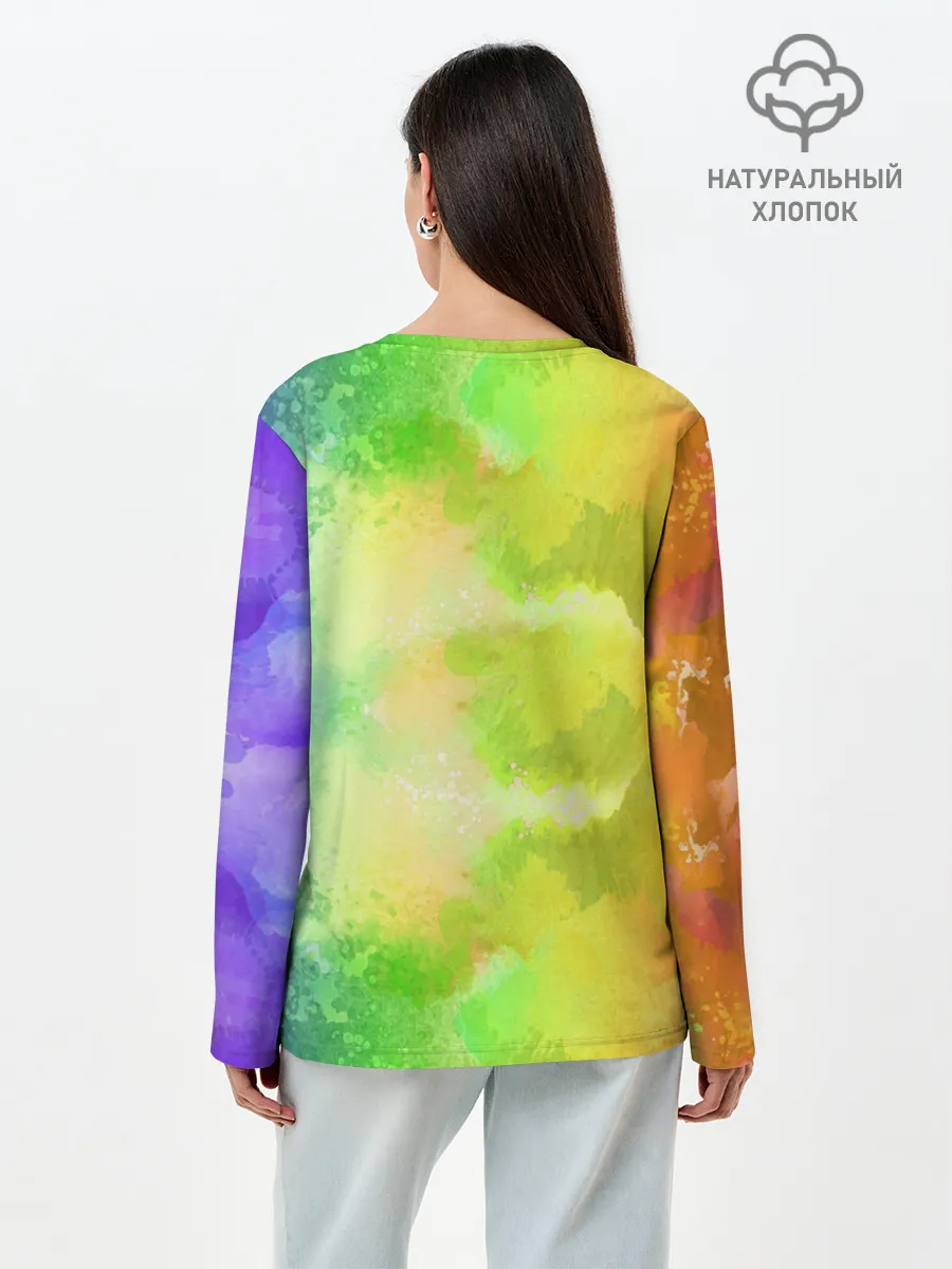 Лонгслив женский. Хлопок / EDDSWORLD 3