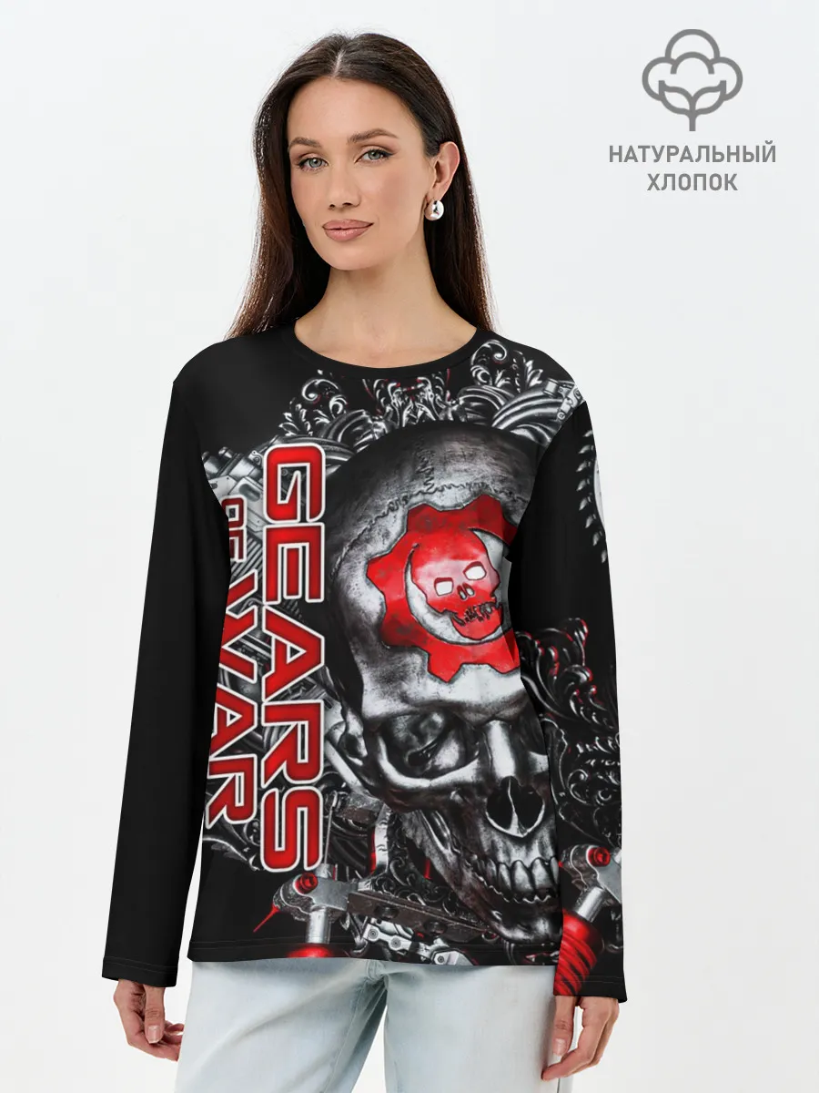 Лонгслив женский. Хлопок / Gears of War / Gears 5