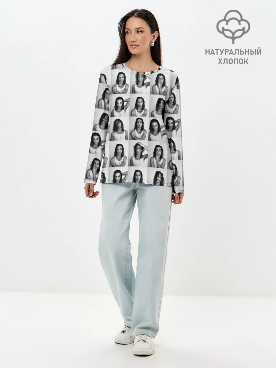 Лонгслив женский. Хлопок / Damiano David.