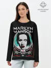 Лонгслив женский. Хлопок / Marilyn Manson - We are chaos