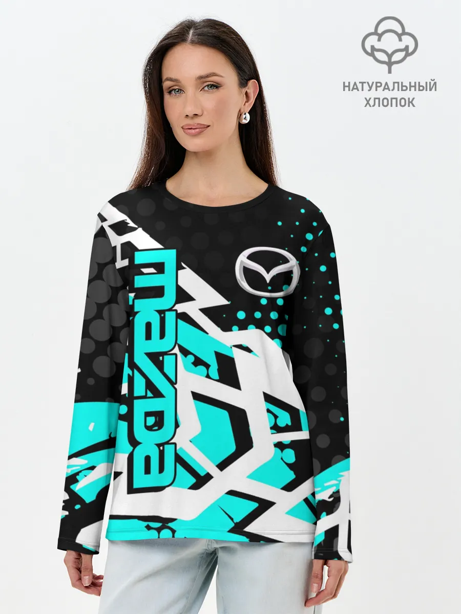 Лонгслив женский. Хлопок / Mazda