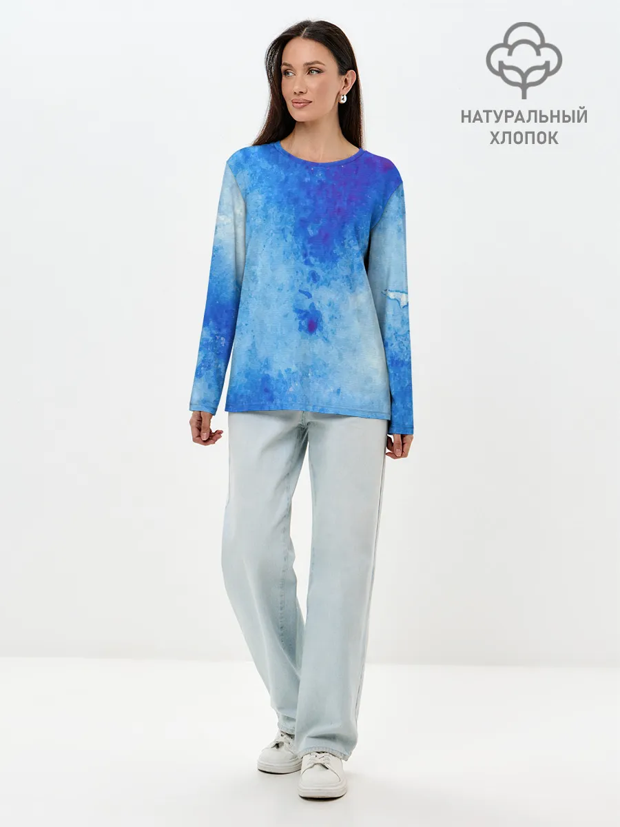 Лонгслив женский. Хлопок / Заморозки