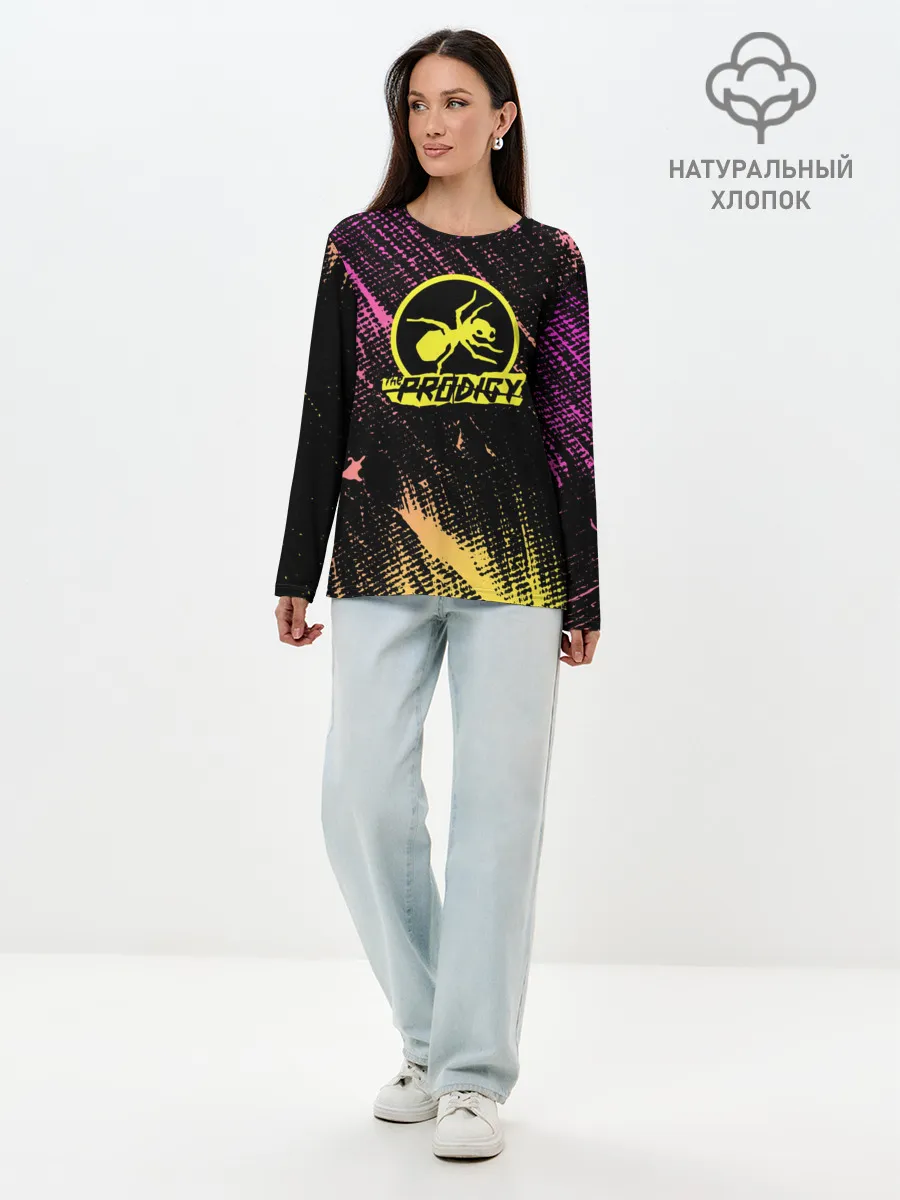 Лонгслив женский. Хлопок / The Prodigy: Дарование.