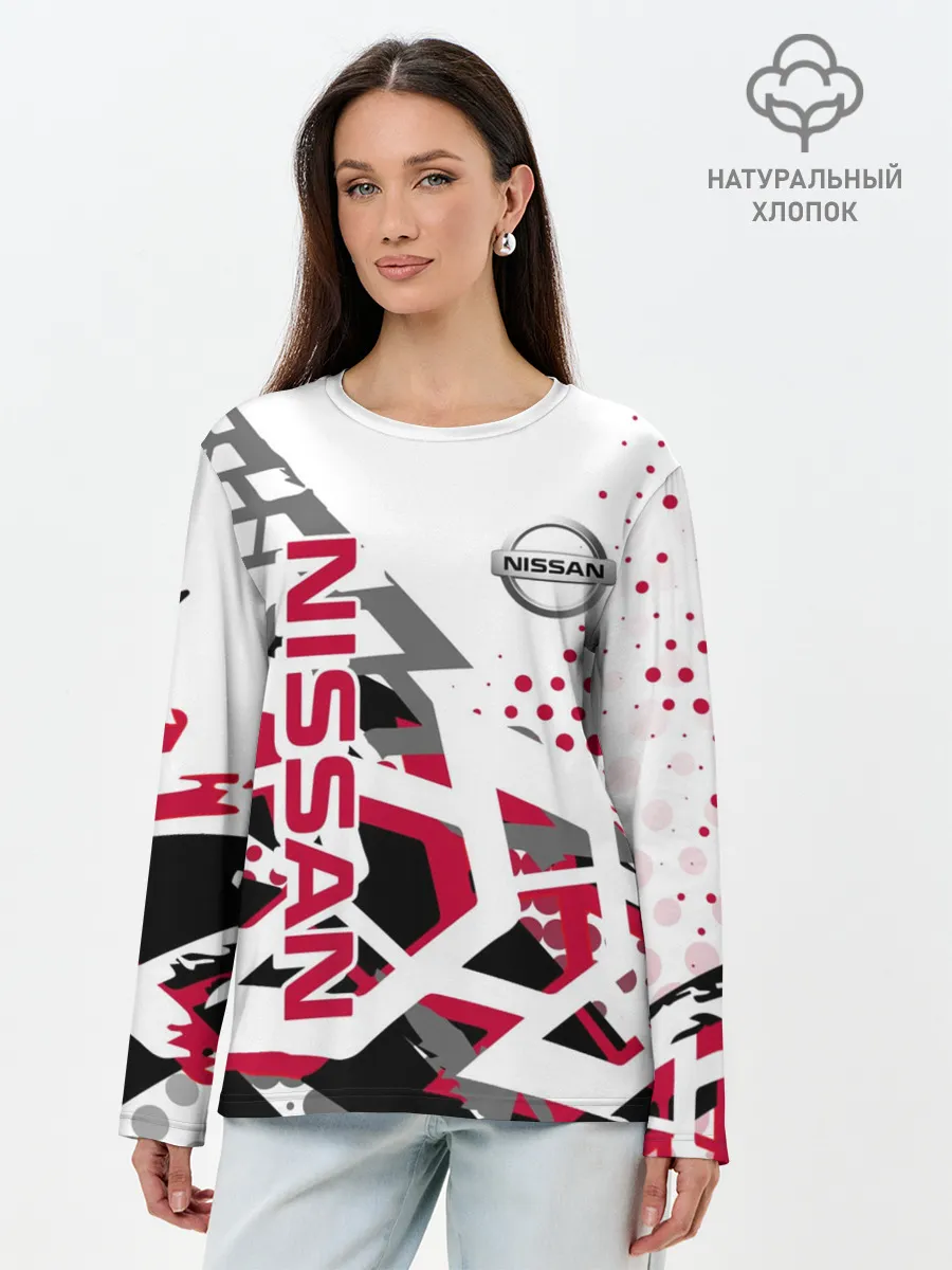 Лонгслив женский. Хлопок / Nissan