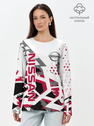 Лонгслив женский. Хлопок / Nissan