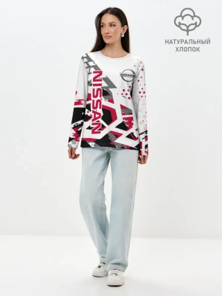 Лонгслив женский. Хлопок / Nissan