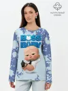 Лонгслив женский. Хлопок / Boss Baby / Босс Молокосос