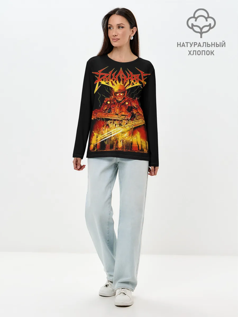 Лонгслив женский. Хлопок / Revocation