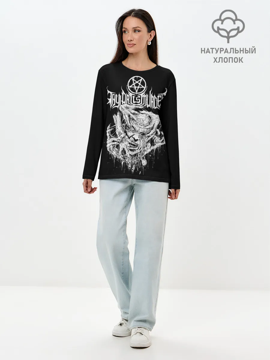 Лонгслив женский. Хлопок / Thy Art Is Murder - Hate