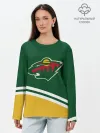 Лонгслив женский. Хлопок / Minnesota Wild NHL