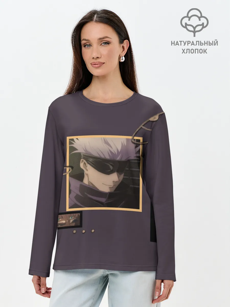 Лонгслив женский. Хлопок / ГОДЖО-Сатору
