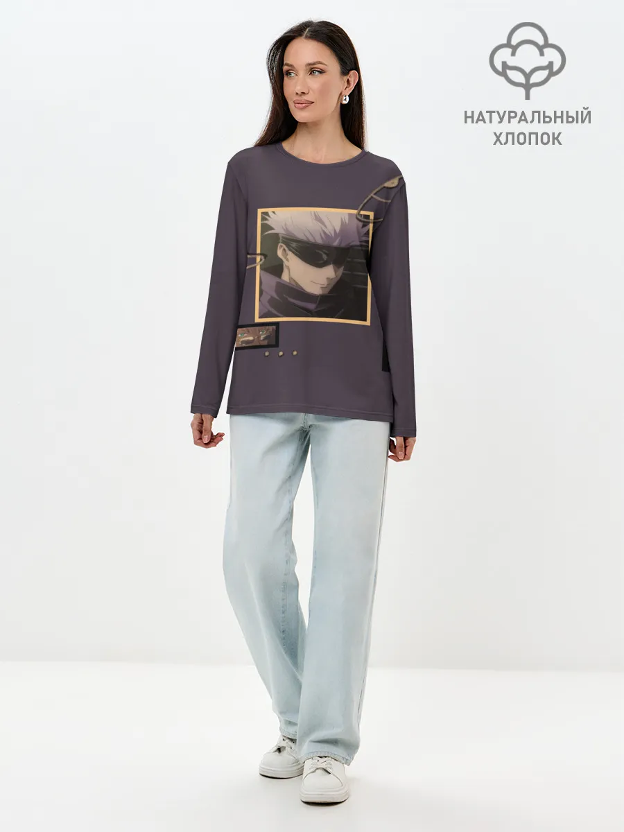 Лонгслив женский. Хлопок / ГОДЖО-Сатору