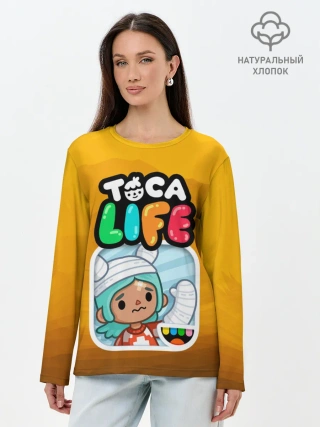 Лонгслив женский. Хлопок / Рита | Тока Бока