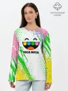 Лонгслив женский. Хлопок / Toca Boca: Улыбашка.