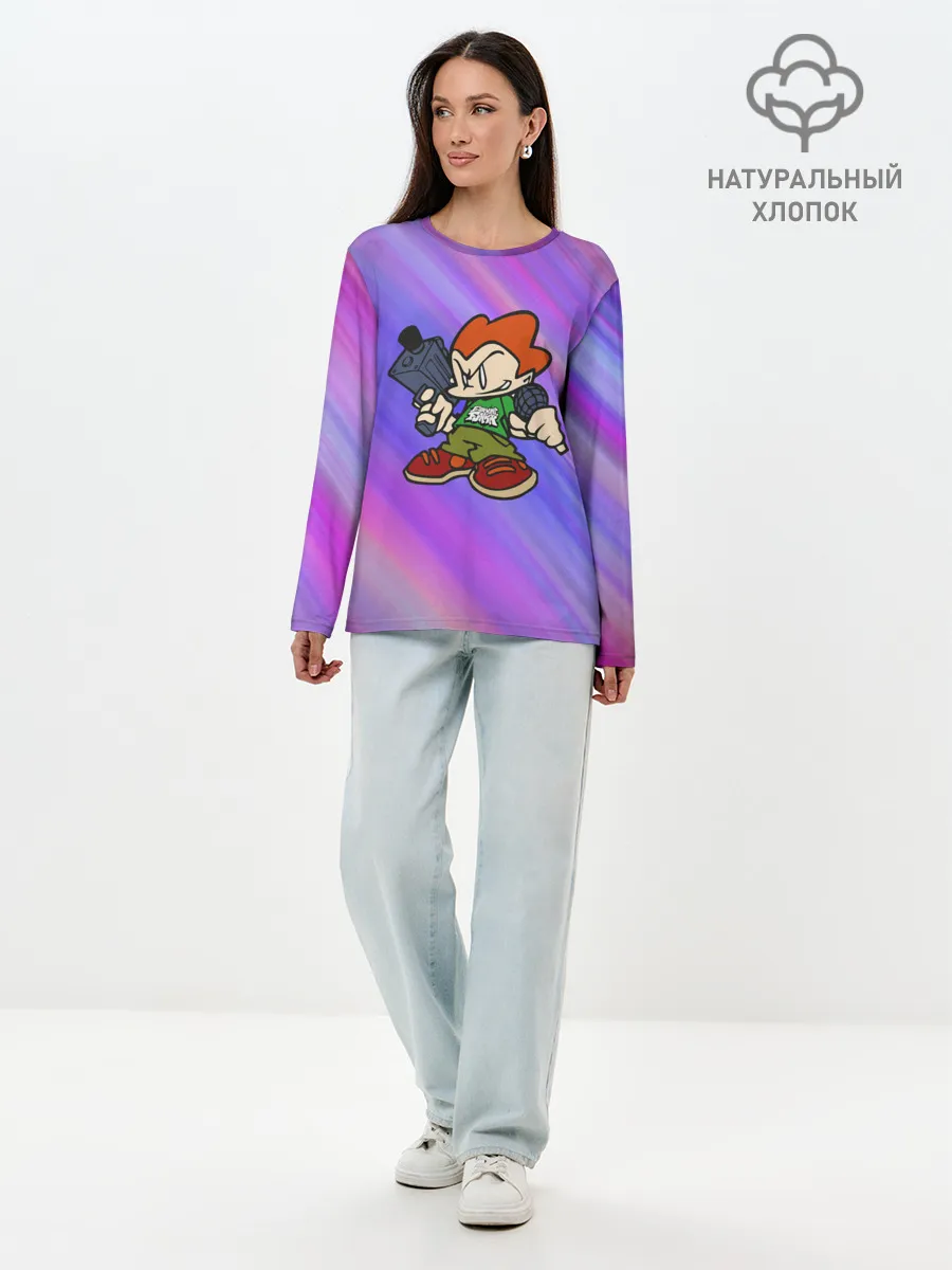 Лонгслив женский. Хлопок / ПИКО | FNF