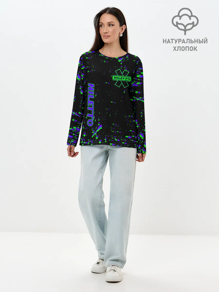 Лонгслив женский. Хлопок / NILETTO ^ ЛЮБИМКА.