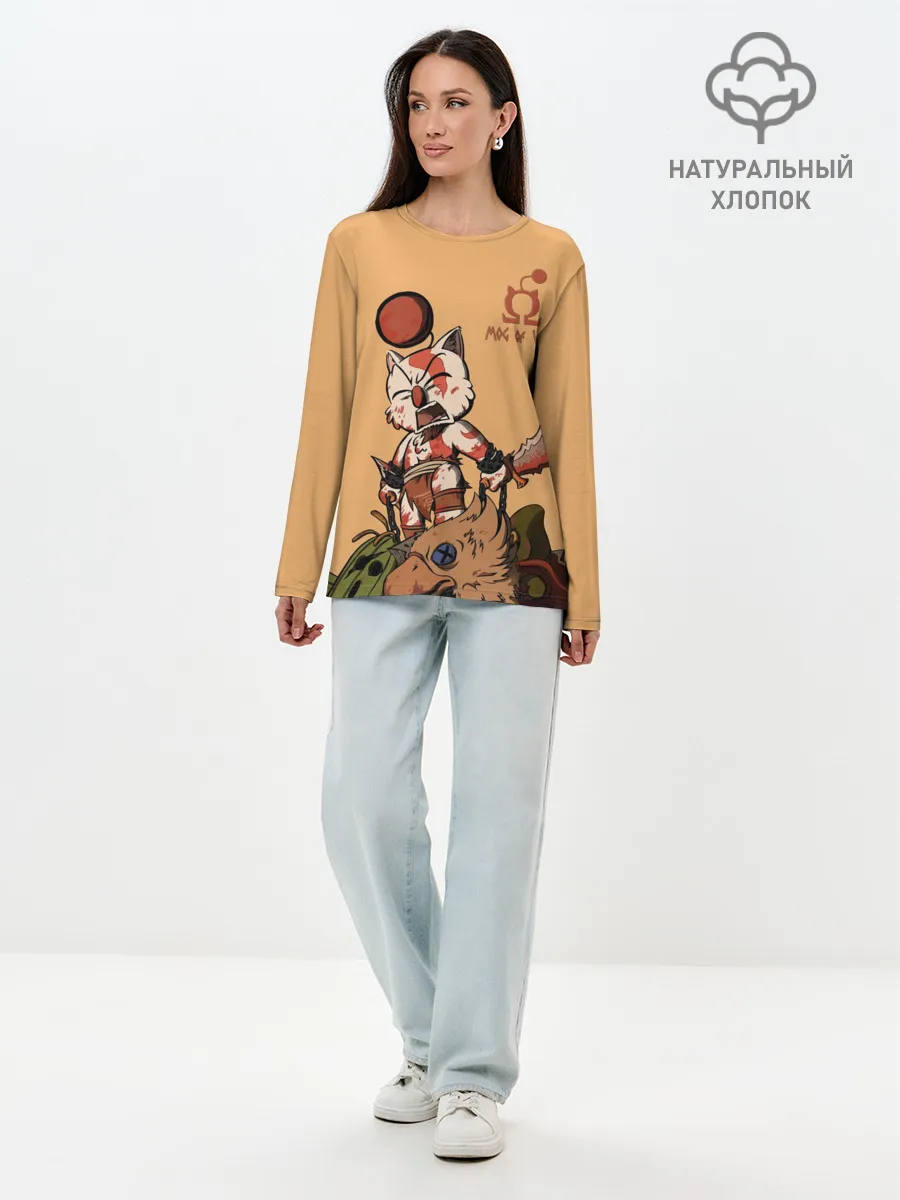 Лонгслив женский. Хлопок / Mog of War