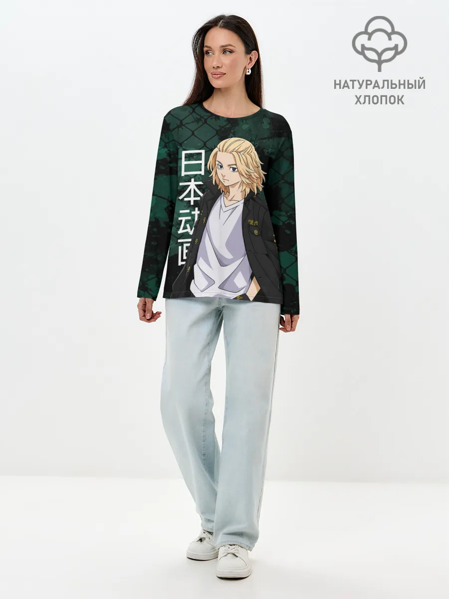 Лонгслив женский. Хлопок / Майки, Токийские мстители