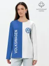 Лонгслив женский. Хлопок / Volkswagen, ФОЛЬКСВАГЕН
