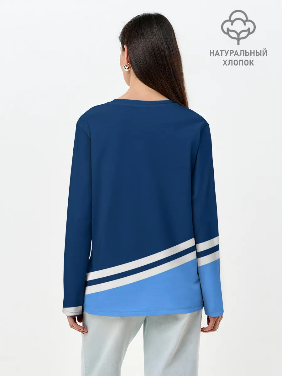 Лонгслив женский. Хлопок / Виннипег Джетс