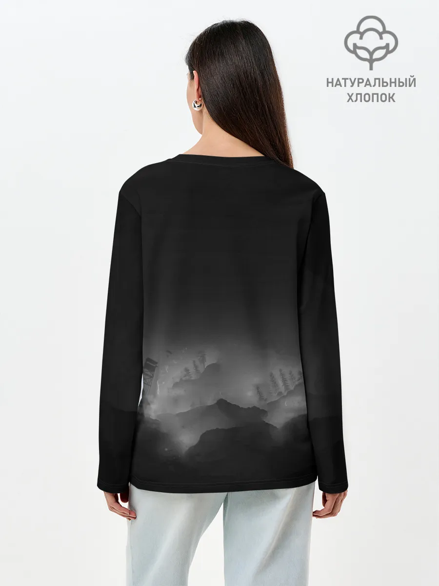 Лонгслив женский. Хлопок / Работяга из Раста