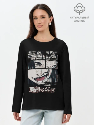 Лонгслив женский. Хлопок / Кейсуке Токийские Мстители