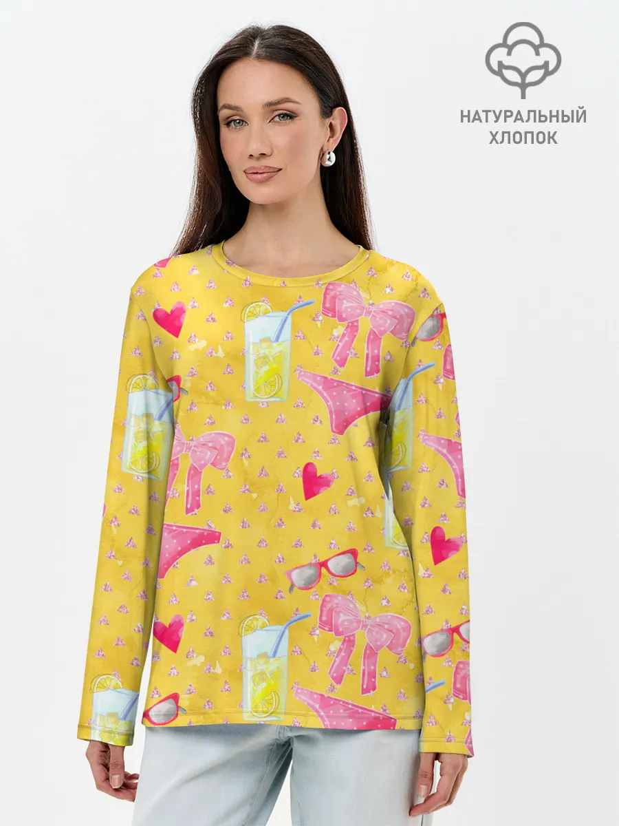 Лонгслив женский. Хлопок / Женские летние штучки