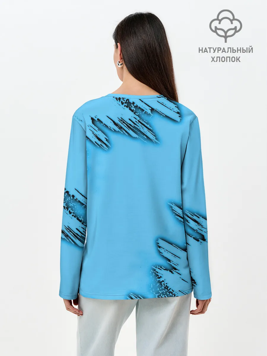 Лонгслив женский. Хлопок / Босс Молокосос