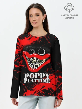 Лонгслив женский. Хлопок / ХАГГИ ВАГГИ