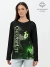 Лонгслив женский. Хлопок / Chernobylite