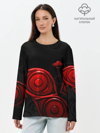 Лонгслив женский. Хлопок / Башня Бога | Захард